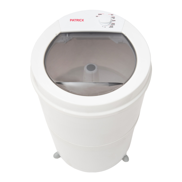 Lavarropas Semiautomático Carga Superior 5 Kg Tapa Vaivén Patrick - LRPK57SB