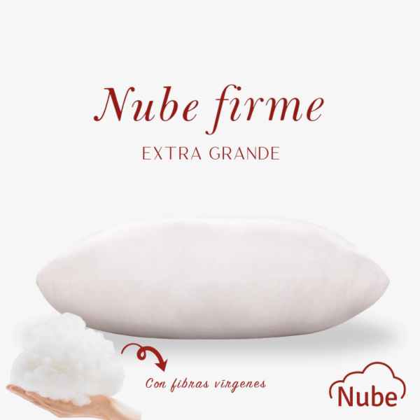 ALMOHADA NUBE FIRME 50x70 VELLON SILICONADO
