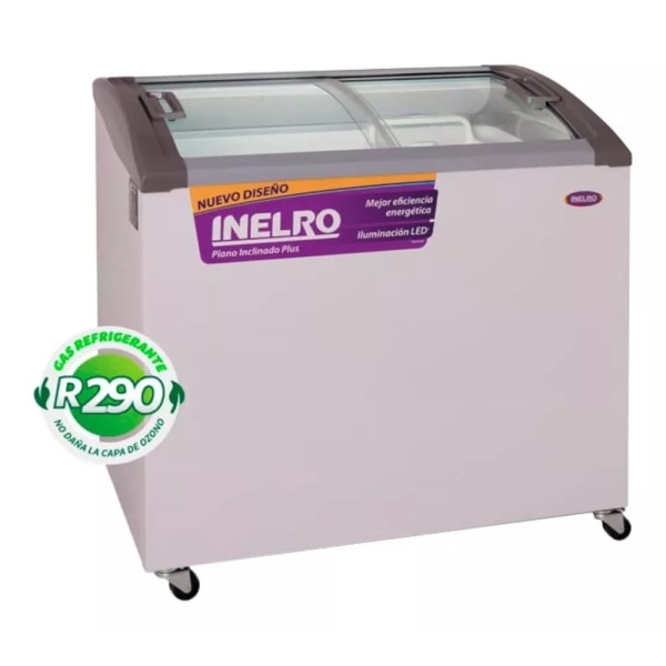 FREEZER INELRO EXHIBIDOR T/VIDRIO 211L FIH-270 PI