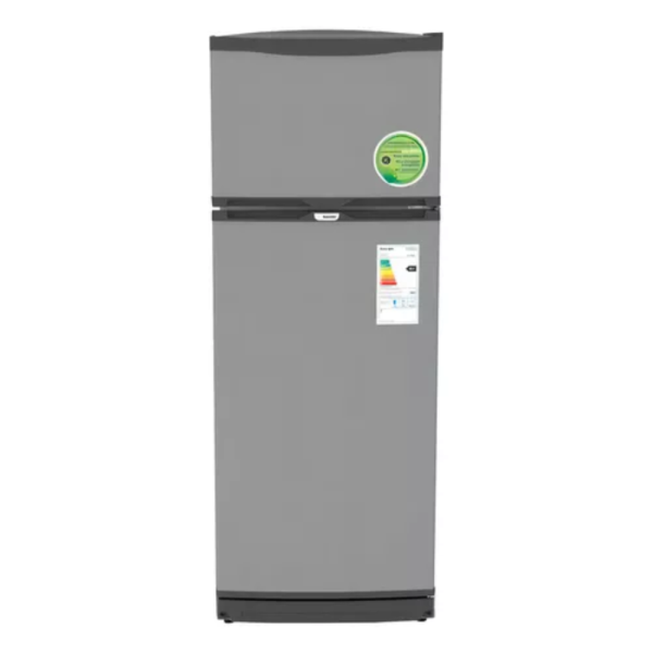 HELADERA BAMBI C/FREEZER 2F1800 386L PLATA