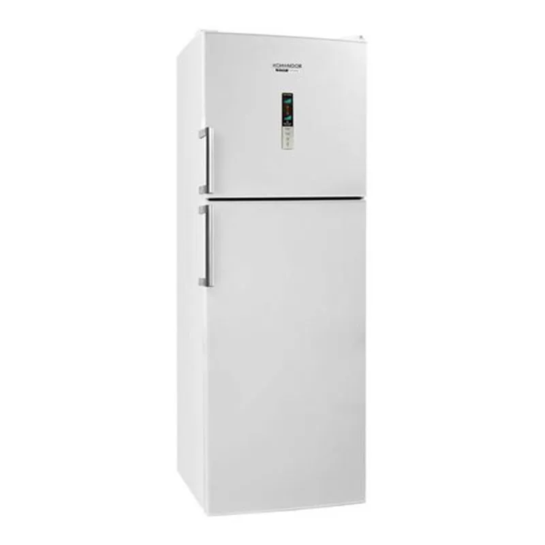 HELADERA KOHINOOR NO FROST C/FREEZER XL 409L KHD 42D/8 BL