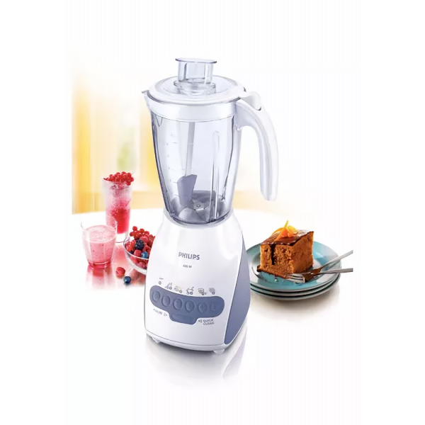 LICUADORA PHILIPS 600W 2L JARRA PLASTICO HR-2030 BLANCA