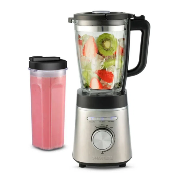LICUADORA SMARTLIFE C/VASO 1000W JARRA VIDRIO SL-BL1402PN