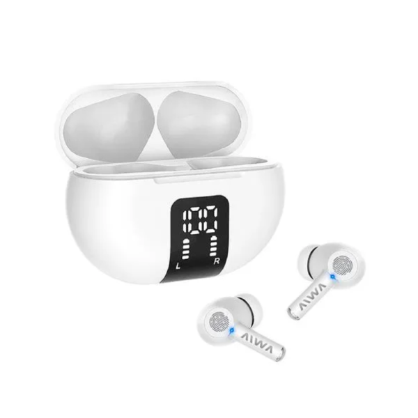 AURICULAR AIWA INALAMBRICO TWA-100B BLANCO