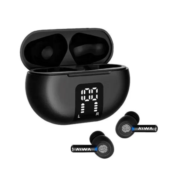 AURICULAR AIWA INALAMBRICO TWA-100N NEGRO