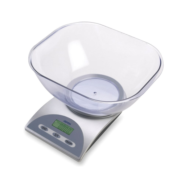 BALANZA COCINA ASPEN DIGITAL BC220 SILVER