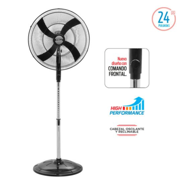 VENTILADOR LILIANA DE PIE 24" ASPAS PLASTICAS VPHP2416