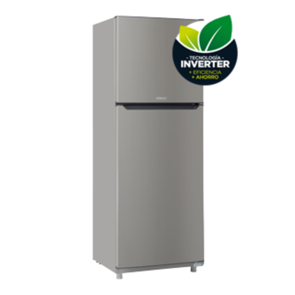 HELADERA BRIKET C/FREEZER BK2F 1820 356L PLATA
