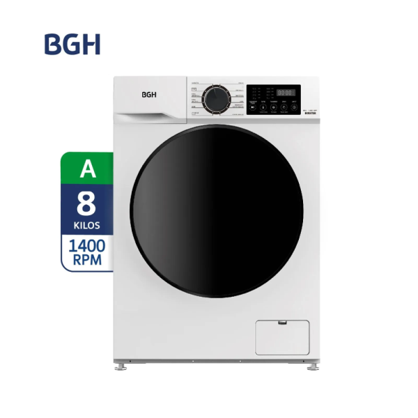 LAVARROPAS BGH INVERTER 8KG BWFI08W24AR BLANCO