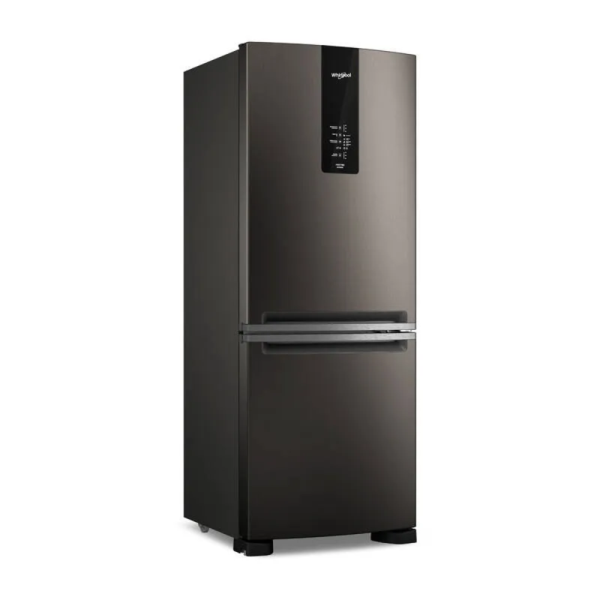HELADERA WHIRLPOOL NO FROST 461L WRE57CEDIM NEGRA