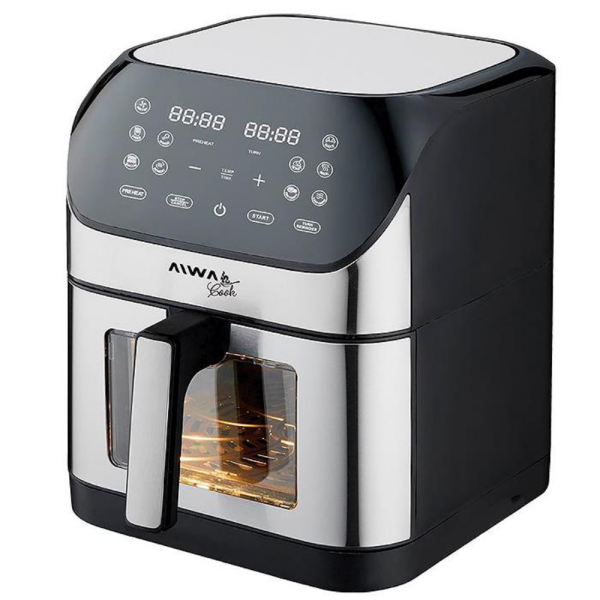 FREIDORA DE AIRE AIWA 8L 1800W NEGRO - SILVER AW-FA80I