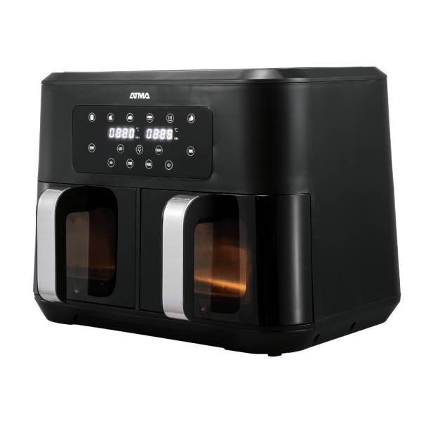Freidora de Aire Doble 8.5Lts 2200W Atma