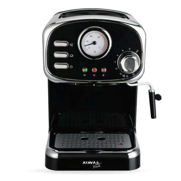 CAFETERA AIWA EXPRESSO CON ESPUMADOR P/CAPSUÑAS AWK-CE200N