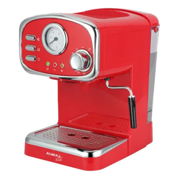 CAFETERA AIWA EXPRESSO CON ESPUMADOR P/CAPSUÑAS AWK-CE200R