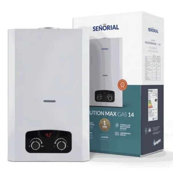 CALEFON SEÑORIAL EVOLUTION MAX 14L GLP