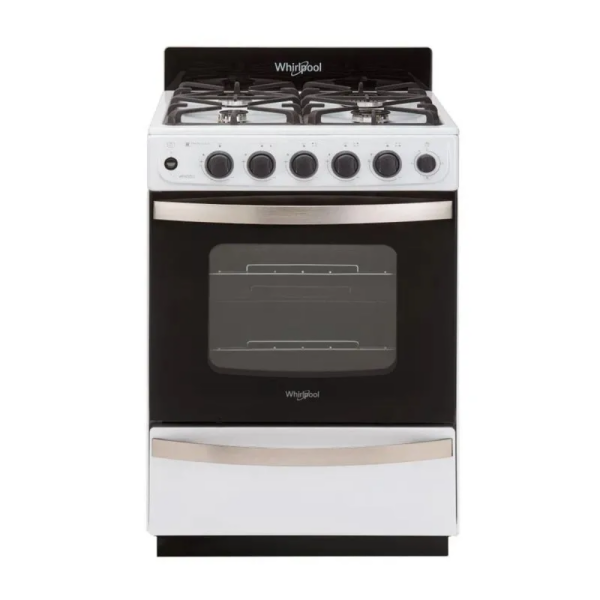 COCINA WHIRLPOOL REJA FUNDICION WFB57DI BLANCA