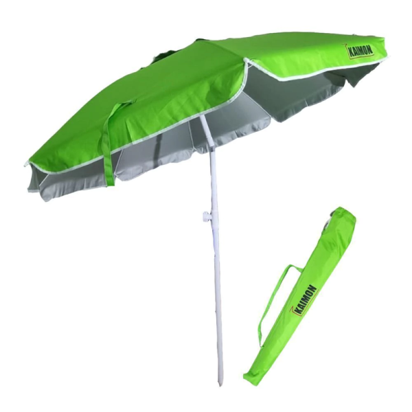 SOMBRILLA KAIMON 2MTS CON DEFLECTOR DE VIENTO  VERDE