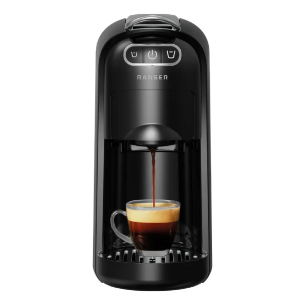 CAFETERA RANSER ESPRESSO CLOONEY CM-C03B NEGRA