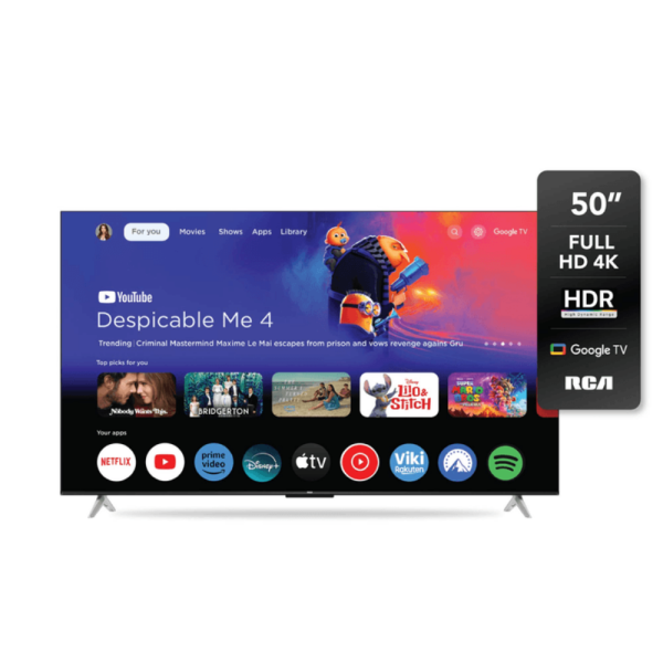 SMART TV RCA 50" C50GL100 GOOGLE 4K UHD
