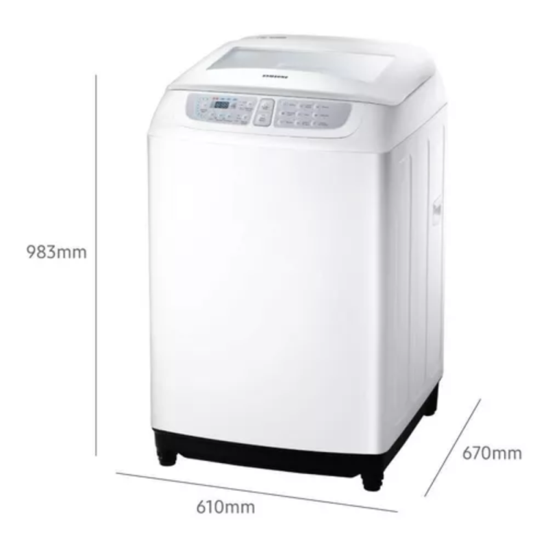 Lavarropas Samsung 7kg con tecnología Wobble, WA70F5S4UDW