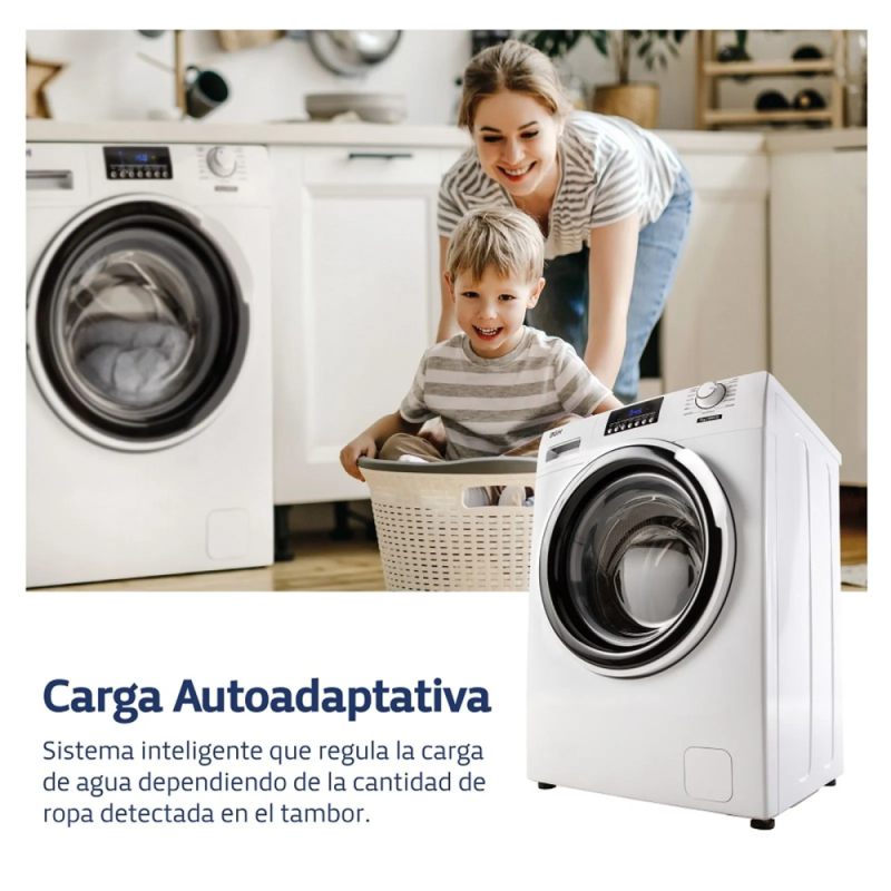 Lavarropas BGH Carga Frontal 8kg Bwfa08w21ar