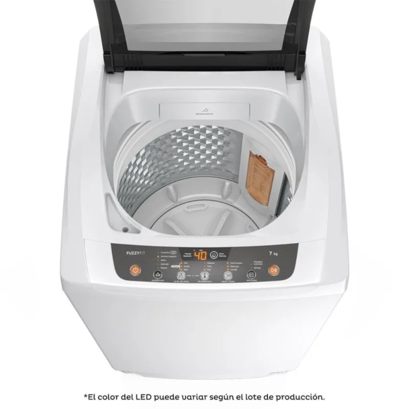 Lavarropas Carga Superior Gafa FuzzyFit 7kg Blanco