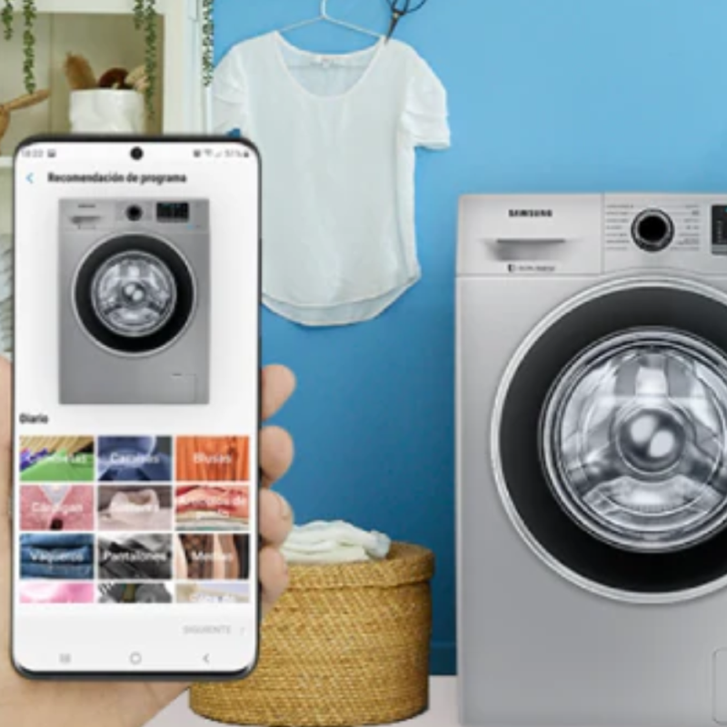 Lavarropas samsung 6,5 kg con control de voltaje, WW65M0NHWU
