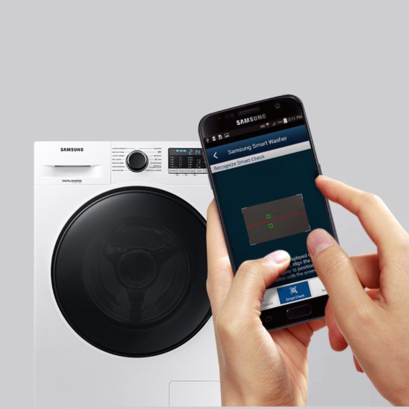 Lavarropas Automático Samsung Ww70a4000ee 7kg Inverter