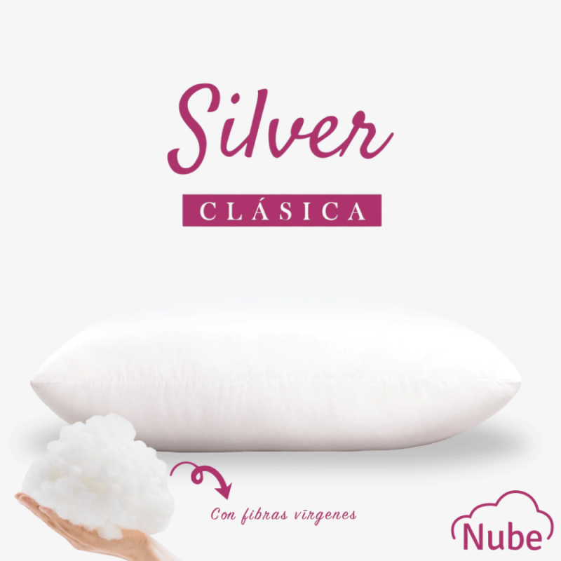 ALMOHADA NUBE SILVER 46x70