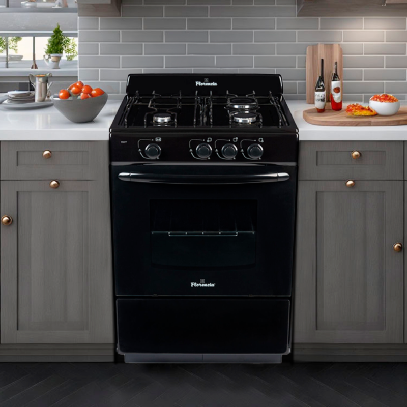 COCINA FLORENCIA 5507F 3H GN NEGRA