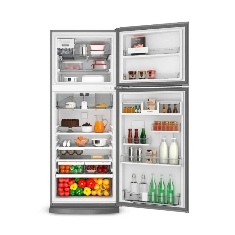 HELADERA WHIRLPOOL 462L EVOX WRM56K2 ACERO