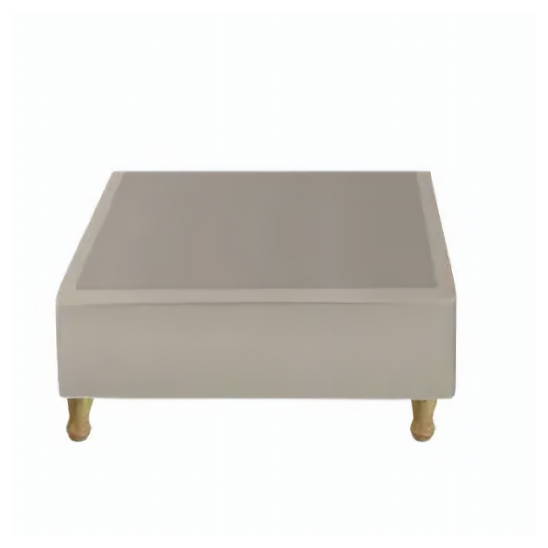 SOMMIER ECOCUERO CREMA 190X090