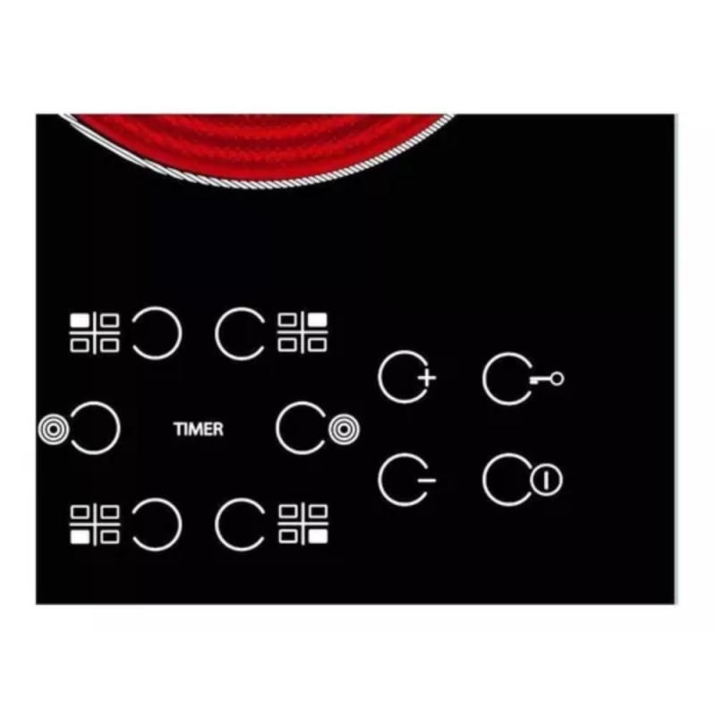 ANAFE WHIRLPOOL VITROCERAMICO 4H AKT8090L