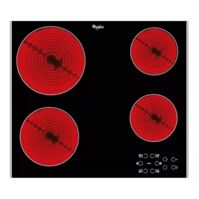 ANAFE WHIRLPOOL VITROCERAMICO 4H AKT8090L