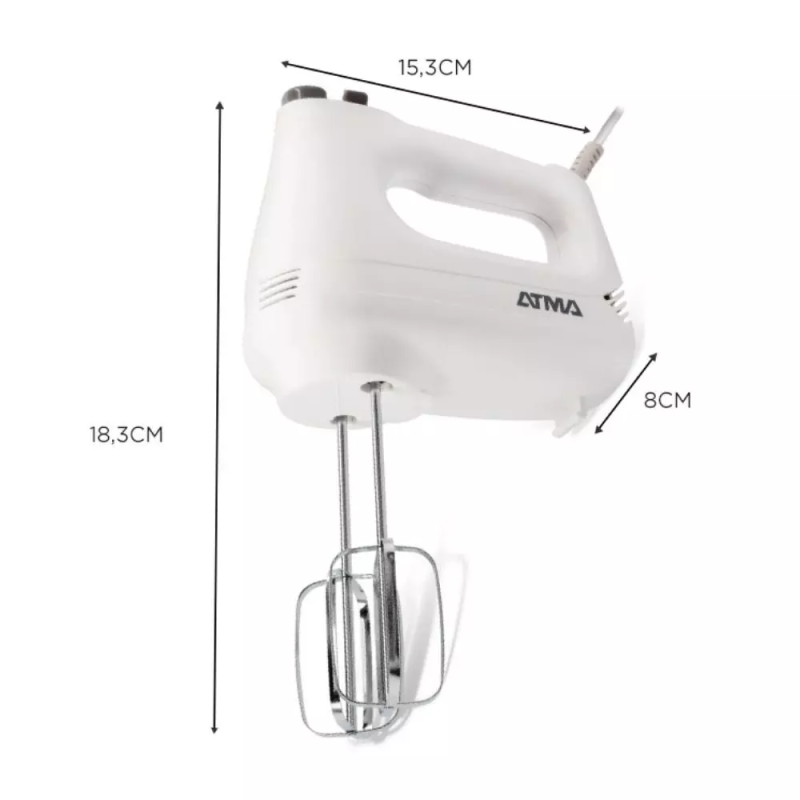 BATIDORA ATMA DE MANO 200W BM8740AP BLANCA