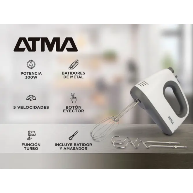 BATIDORA ATMA DE MANO BM8738PP BL/GR