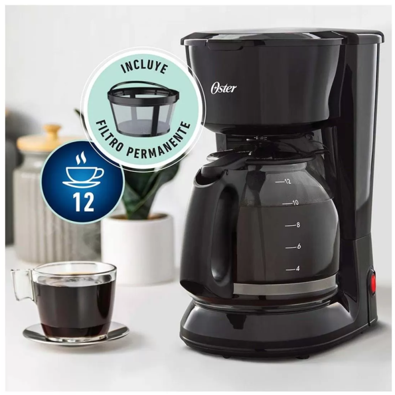 CAFETERA OSTER FILTRO OSTVSTDC12B054