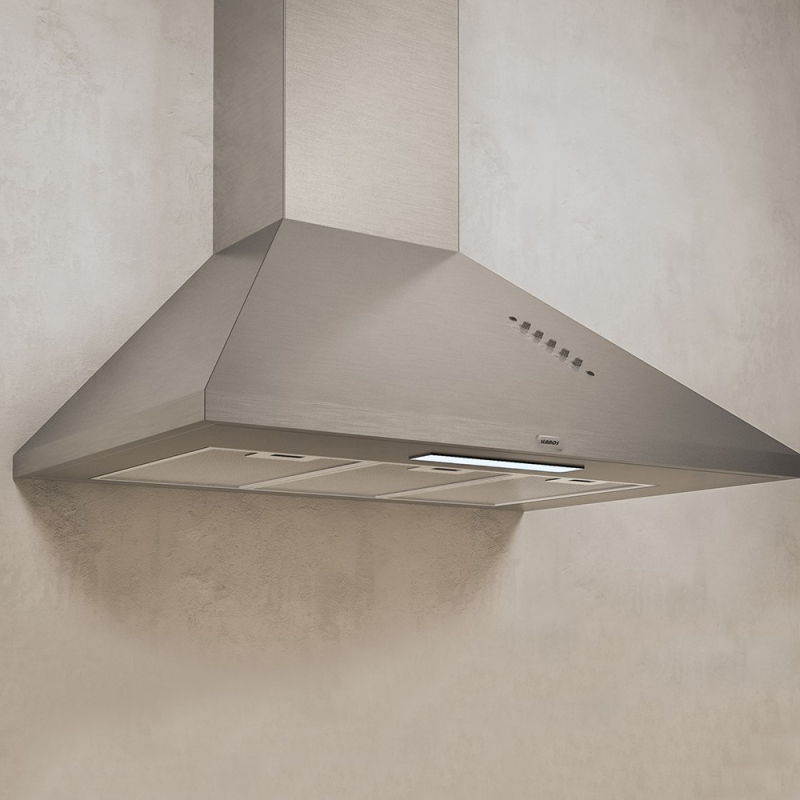 CAMPANA LLANOS CLASSIC 60 PULSANTE ACERO 24914