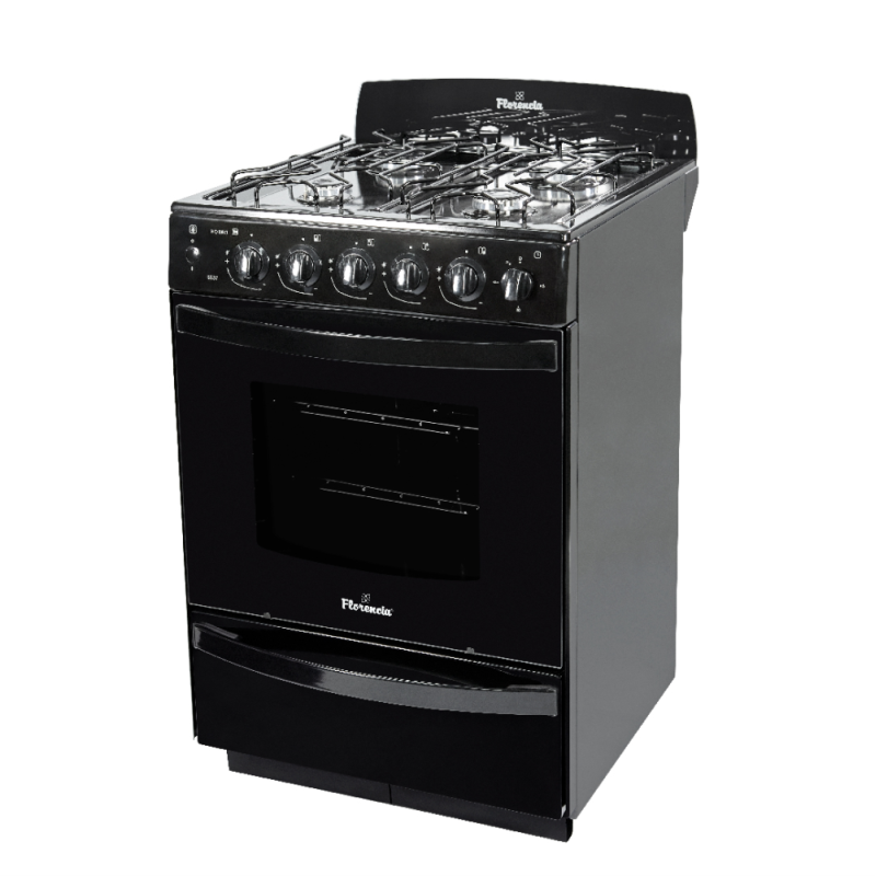 COCINA FLORENCIA 5537 56CM TIMER/LUZ/ENC NEGRA