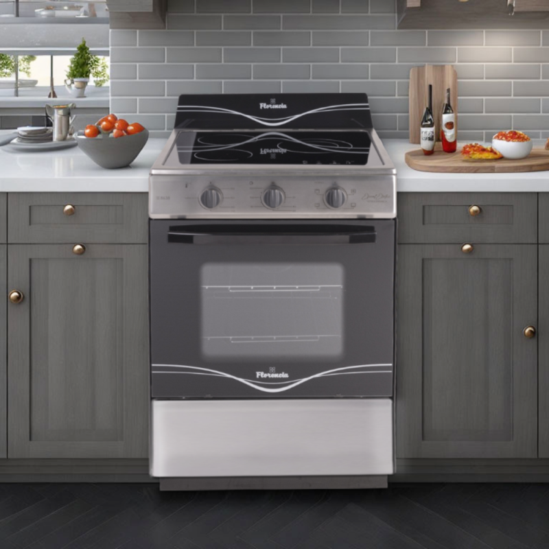 COCINA FLORENCIA 8638E ELECTRICA C/ANAFE VITROC AC/NE