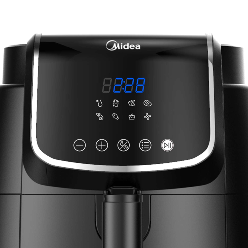 FREIDORA MIDEA DE AIRE 4L DIGITAL AF-D140BAR1 NEGRA
