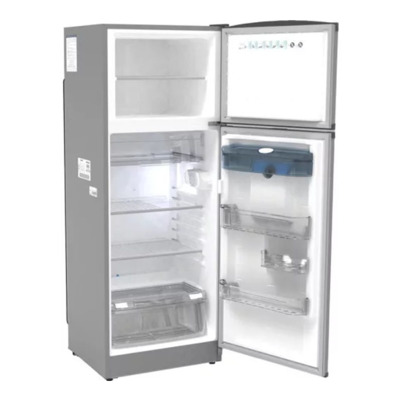 HELADERA BAMBI C/FREEZER 2F1600 329L PLATA