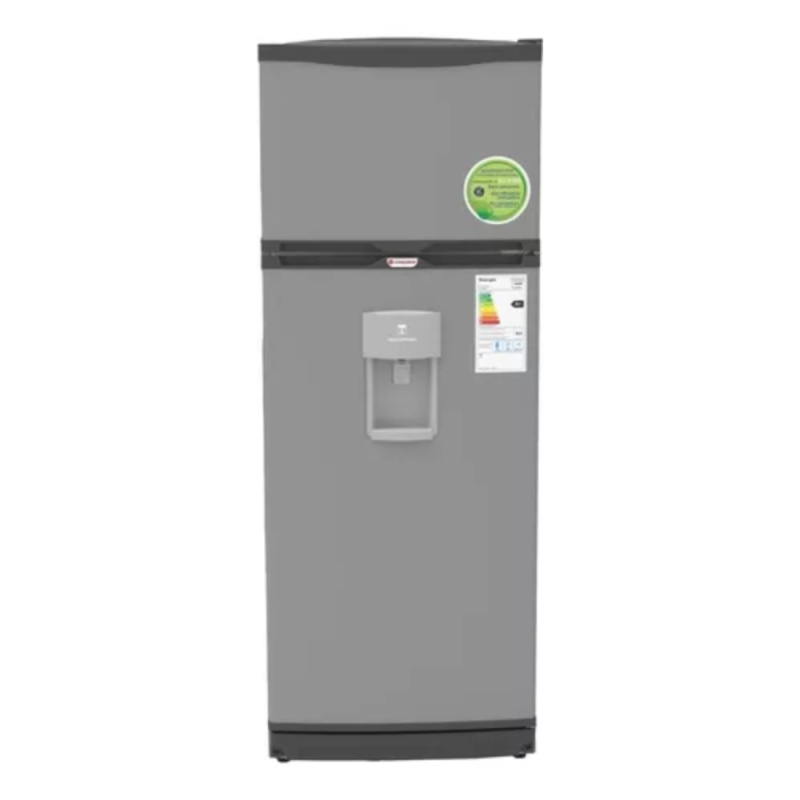 HELADERA BAMBI C/FREEZER 2F1600 329L PLATA