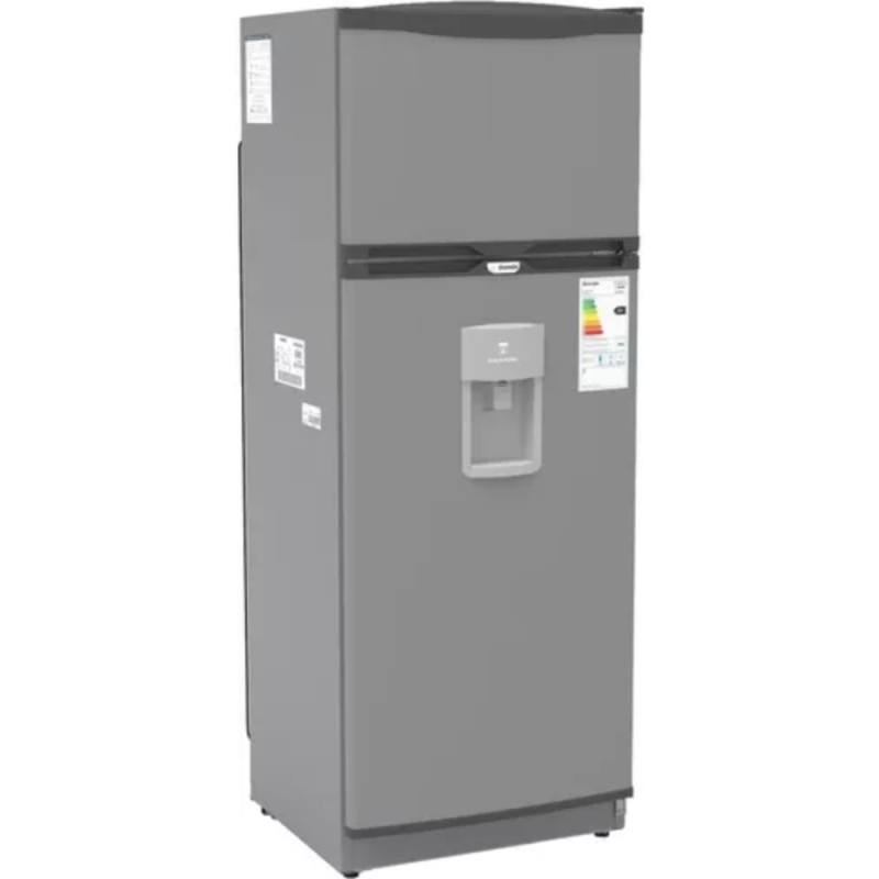 HELADERA BAMBI C/FREEZER 2F1600 329L PLATA