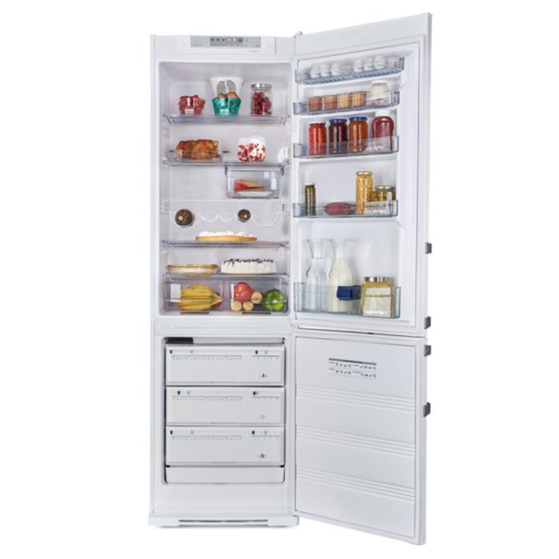 HELADERA KOHINOOR C/FREEZER ABAJO 2MOT 358L KGS4094/7 BL