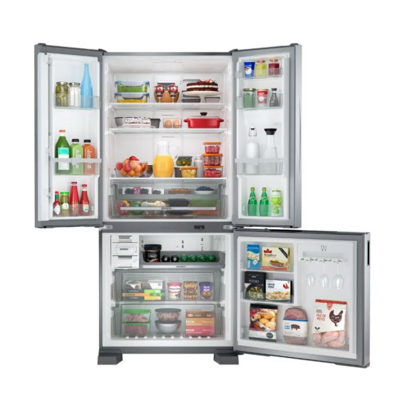 HELADERA WHIRLPOOL 554L FRENCH DOOR FREEZER ABAJO WRO85AK