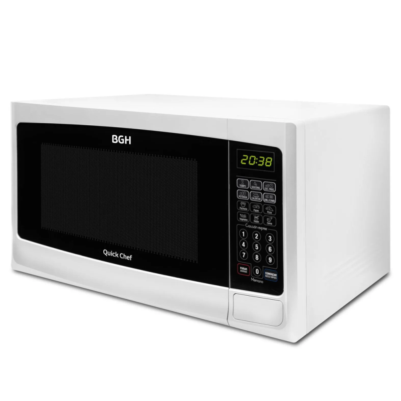 MICROONDAS BGH 20L DIGITAL B120DB9 BLANCO