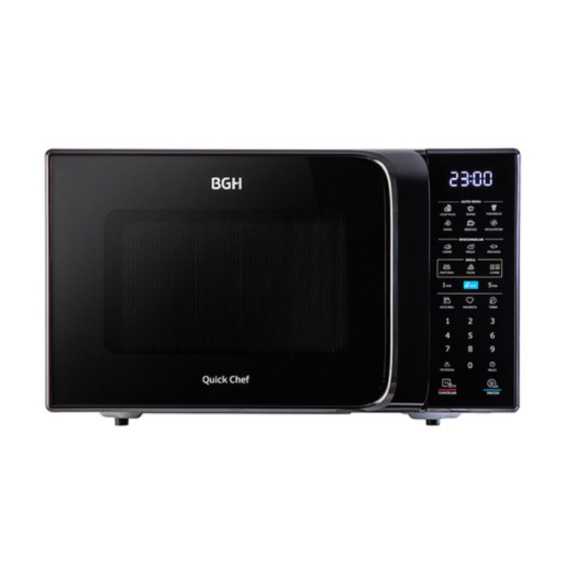 MICROONDAS BGH 23L DIGITAL GRILL B223DN20 NEGRO