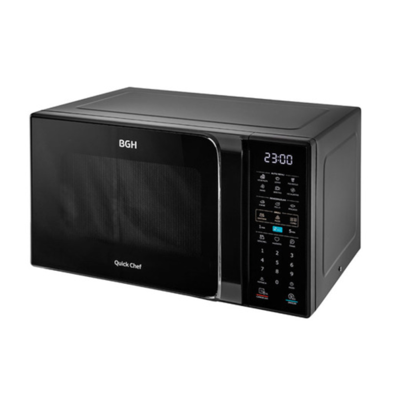 MICROONDAS BGH 23L DIGITAL GRILL B223DN20 NEGRO