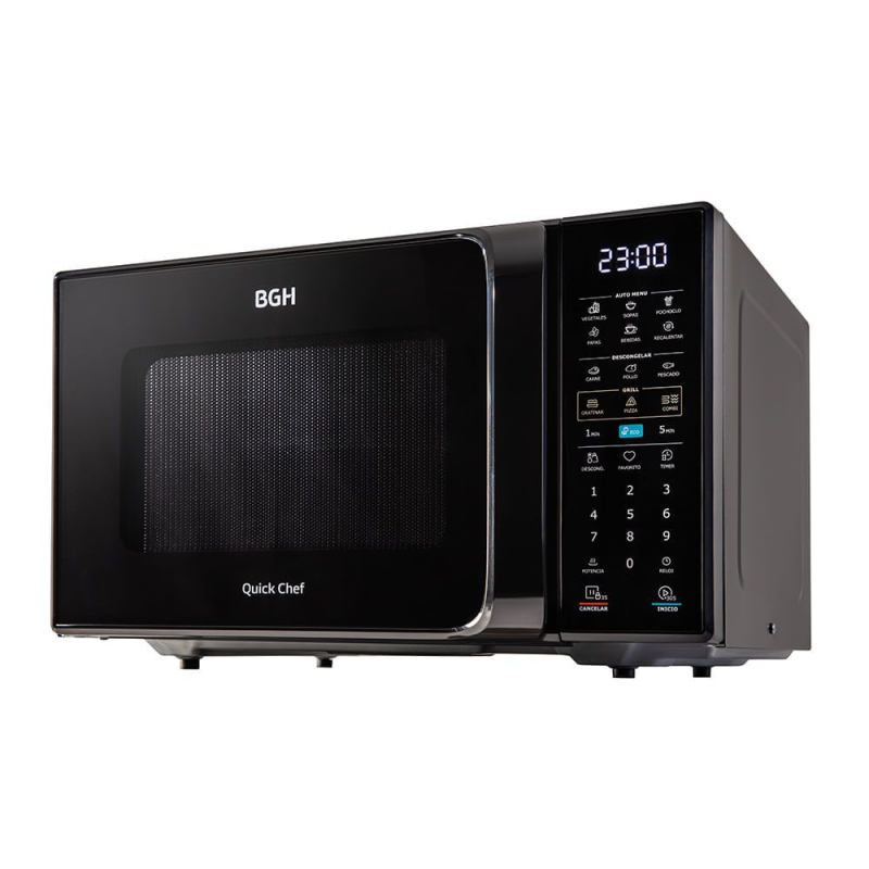 MICROONDAS BGH 28L DIGITAL GRILL B228DN20 NEGRO